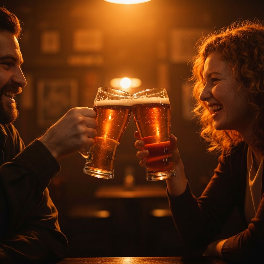 朋友舉杯慶祝的溫暖瞬間